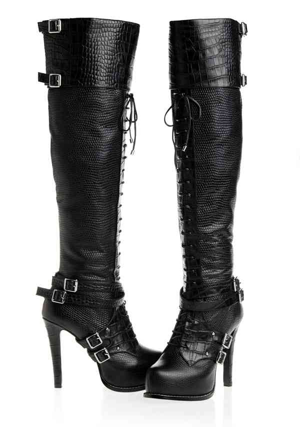 Christian Dior Calf Leather Long Boot 33013B Black - Click Image to Close