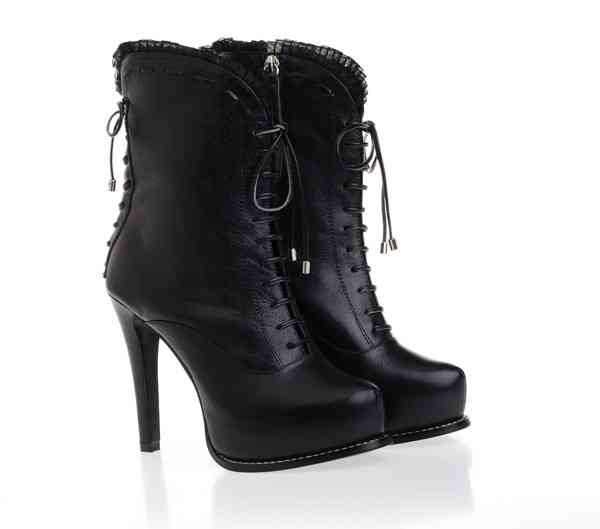Christian Dior boots 33100 black sheepskin leather Christian Dior boots 33100 black sheepskin leather
