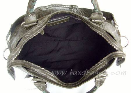 Balenciaga 084828 Khaki Motorcycle Fashion Handbag - Click Image to Close