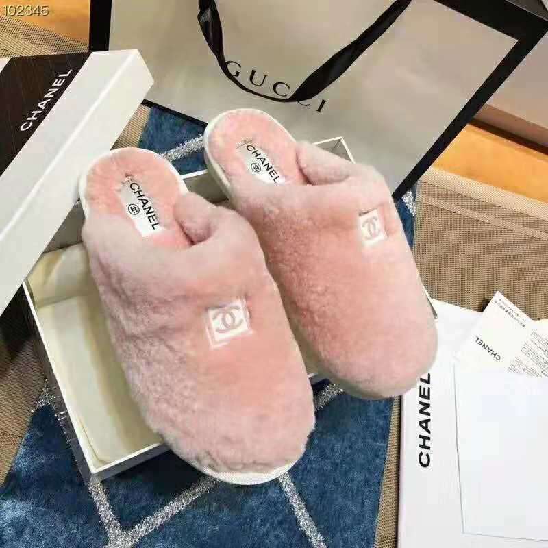 2019 NEW Chanel Real leather shoes Chanel 102345 pink