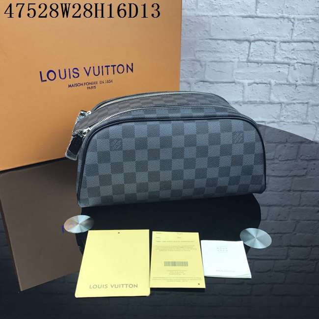 Louis Vuitton Monogram Damier Graphite KING SIZE TOILETRY BAG M47528 ...