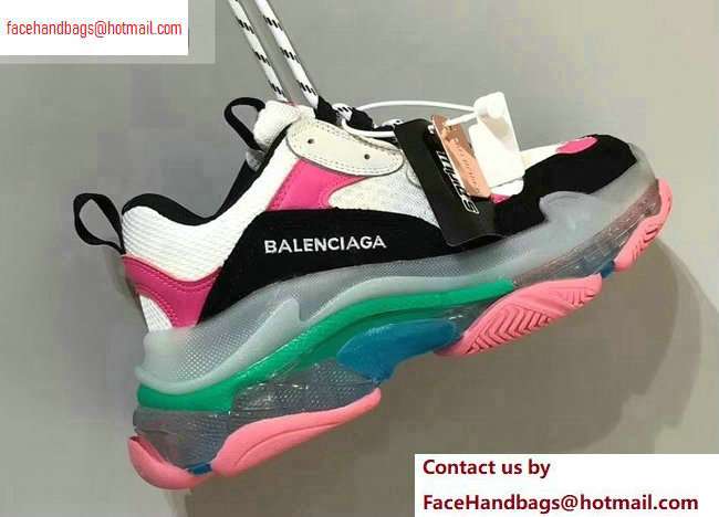 Balenciaga Triple S Clear Sole Trainers Multimaterial Sneakers 08 2020