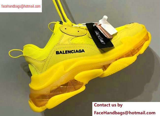 Balenciaga Triple S Clear Sole Trainers Multimaterial Sneakers 13 2020
