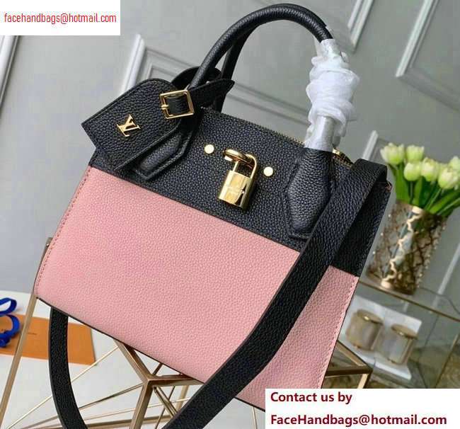 Louis Vuitton City Steamer Mini Tote Bag Black/Pink