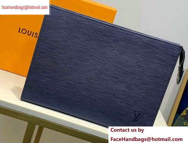 Louis Vuitton Epi Leather Toiletry Pouch 26 Bag M41367 Indigo