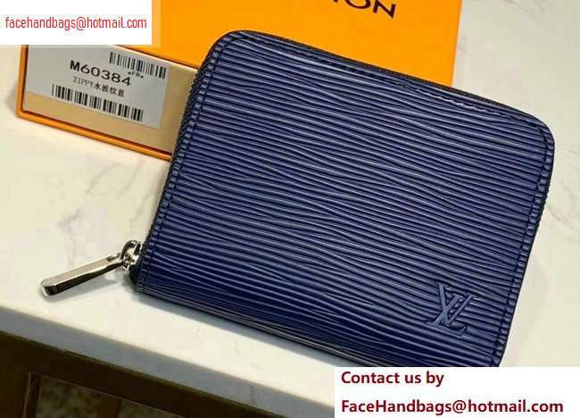 Louis Vuitton Epi Leather Zippy Coin Purse M60384 Indigo