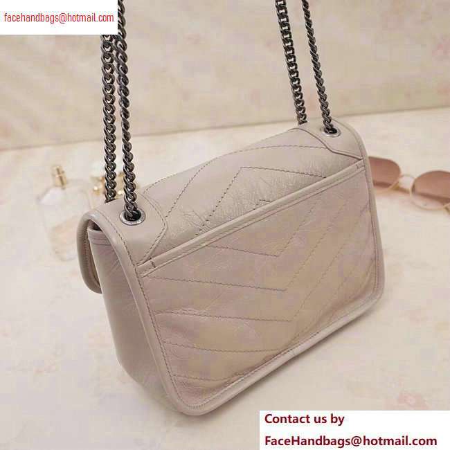Saint Laurent Niki Baby Bag in Vintage Leather 533037 Beige