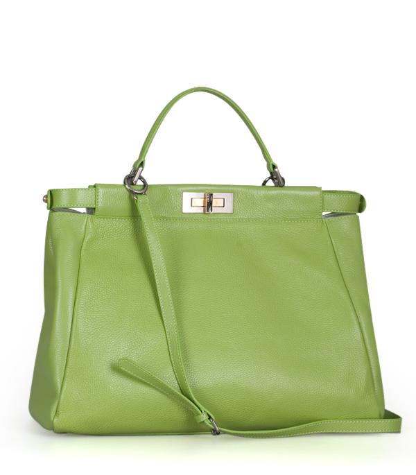 Fendi 2291 Leather Handbag