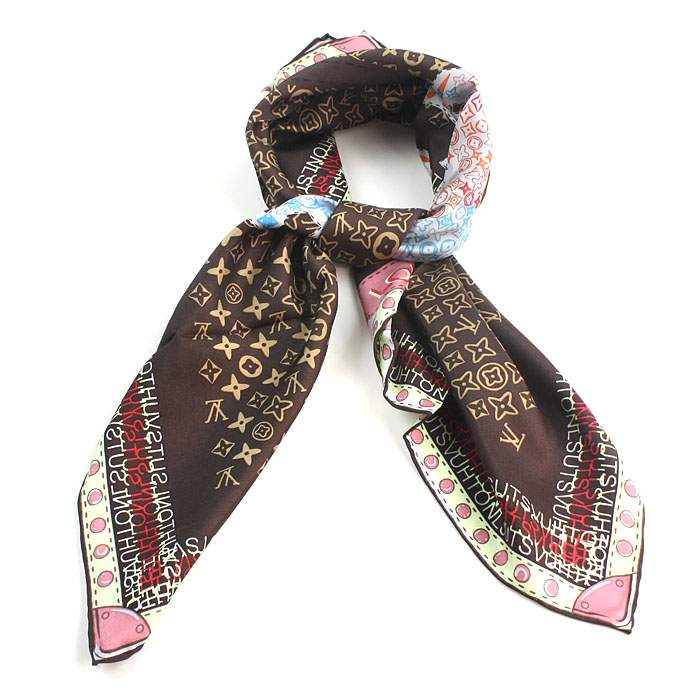 Louis Vuitton 100% silk scarf 90 x 90 -lv scarf 2012998