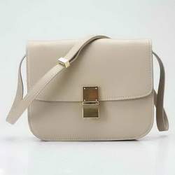 Celine Classic Box Small Flap Bag 80077 Light Apricot