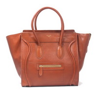 Celine Luggage Mini 30cm Boston Bag 98169 Coffee