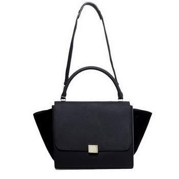Celine Stamped Trapeze Bags - 3342 Black