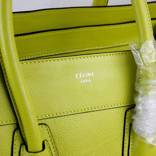 Celine Luggage Mini Tote Bag - 88017 Yellow - Click Image to Close