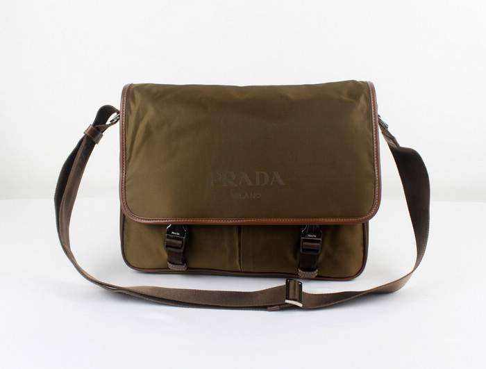 Prada Men's Sling Bag 0768 Khaki