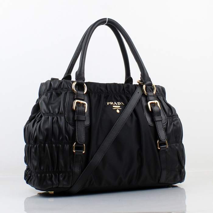 Prada Gauffre Tote Bag BN1793 Black