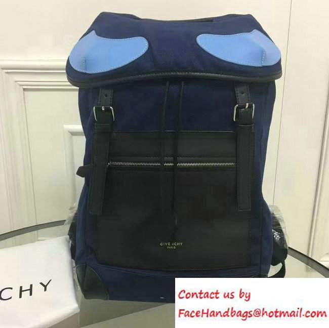 Givenchy Canvas Rider Men's Backpack Blue 2016