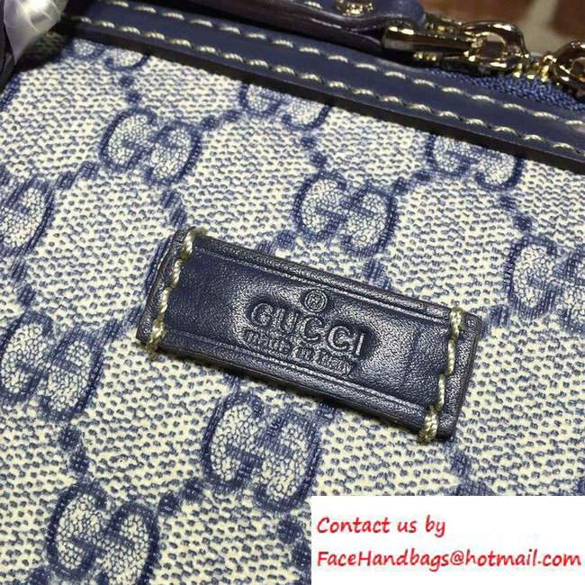 Gucci Large GG Plus Carry-On Duffle Luggage Bag 206500 Blue [Gucci ...