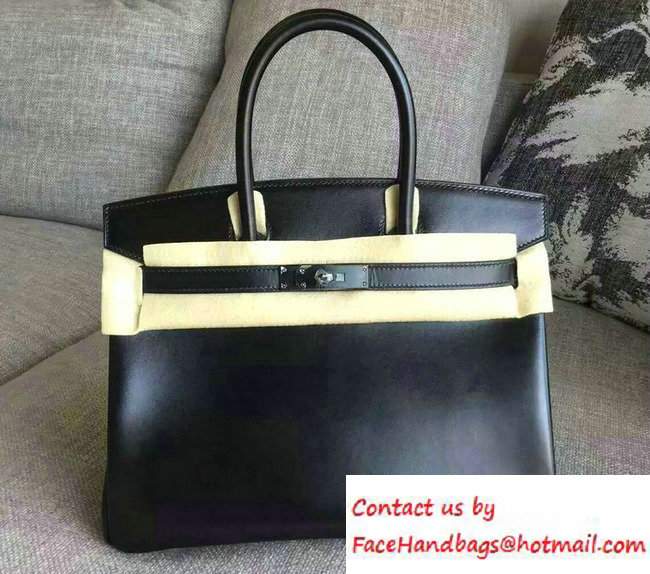 Hermes Birkin 30cm Bag in Original Box Leather So Black