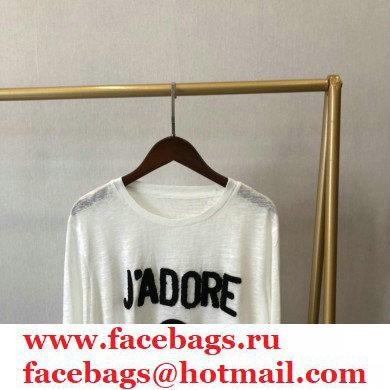 Dior J'adior 8 Print T-shirt white 2020