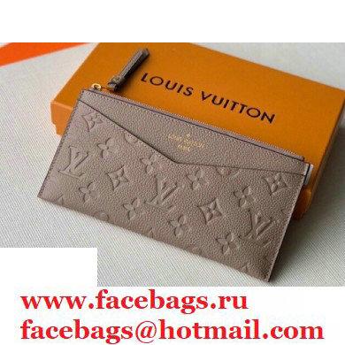 Louis Vuitton Monogram Empreinte Pochette Melanie BB Pouch Clutch Bag M68714 Tourterelle Beige 2020