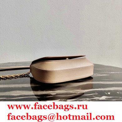 Prada Saffiano Leather Shoulder Bag 1BD275 Beige 2020 - Click Image to Close