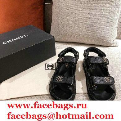 Chanel CC Logo Beach Sandals G35927 06 2021