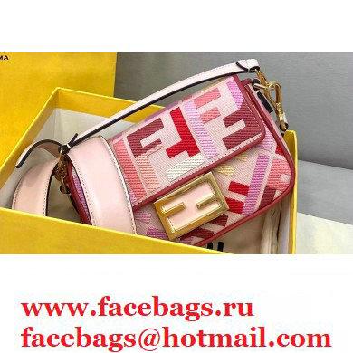 Fendi Embroidered FF Mini Baguette Bag From the Lunar New Year Limited Capsule Collection 2021