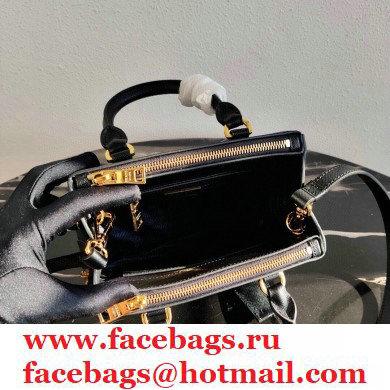 Prada Galleria Saffiano Leather Micro-bag 1BA906 Black 2021 - Click Image to Close