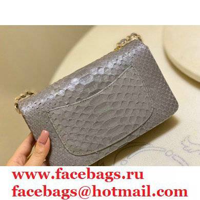 Chanel Python Classic Flap Small Bag A1116 03 2021 - Click Image to Close