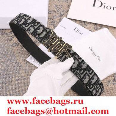 Dior Width 3.5cm Belt D38
