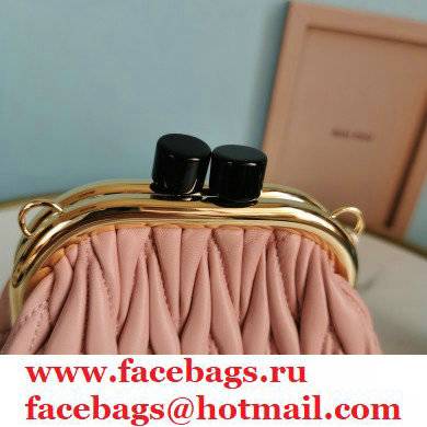 Miu Miu Belle Nappa Leather Mini Bag 5BP016 Nude Pink