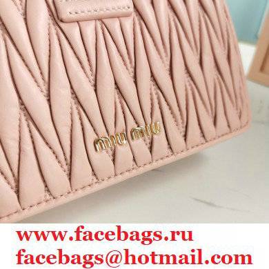 Miu Miu Matelasse Nappa Leather Bag 5BH095 Nude Pink