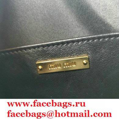 Miu Miu Matelasse Nappa Leather Heart Bag 5BH166 Black