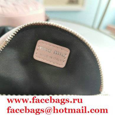 Miu Miu Matelasse Nappa Leather Shoulder Bag 5BH191 Nude Pink