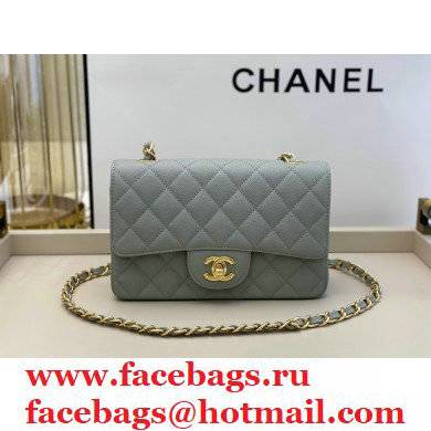 chanel 1116 mini flap bag in caviar leather etain with gold hardware