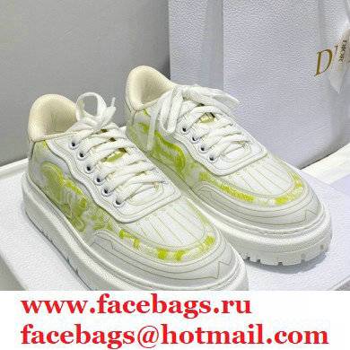 Dior Latex cowhide cushion Shell-toe sports shoes Green Ds006 2021 - Click Image to Close