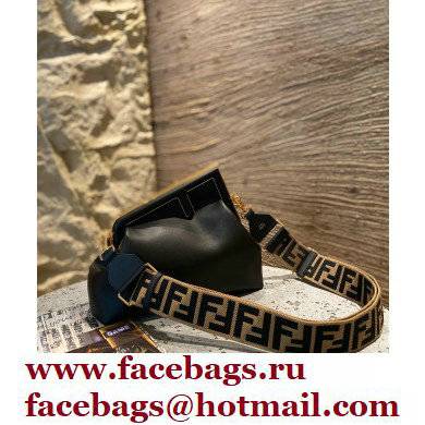 Fendi First Medium Leather Bag Black 2021 - Click Image to Close