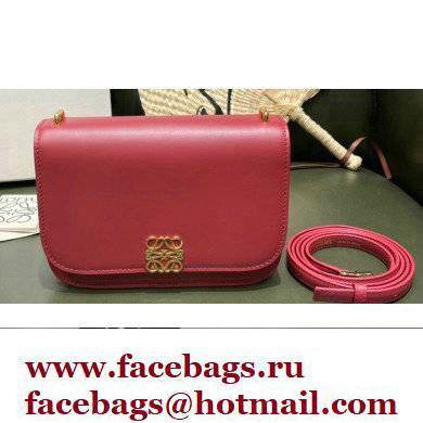 Loewe Small Goya Bag in Silk Calfskin Red 2021