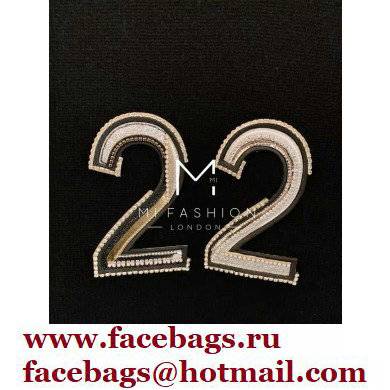 chanel NO.22 Sleeveless Sweater BLACK 2021