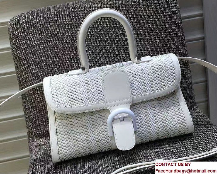 Delvaux Weave Brillant East/West Mini Bag White 2016 [Delvaux-Weave ...