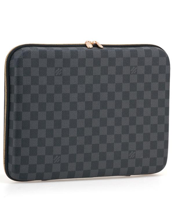 Louis Vuitton n58022 black Damier Graphite Computer Sleeve 13