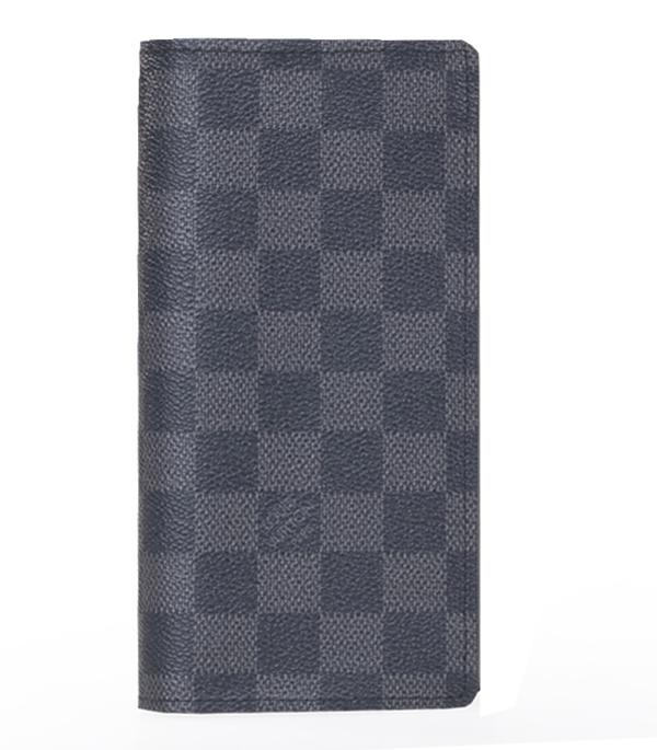 Louis Vuitton n62665 Damier Graphite Brazza Wallet