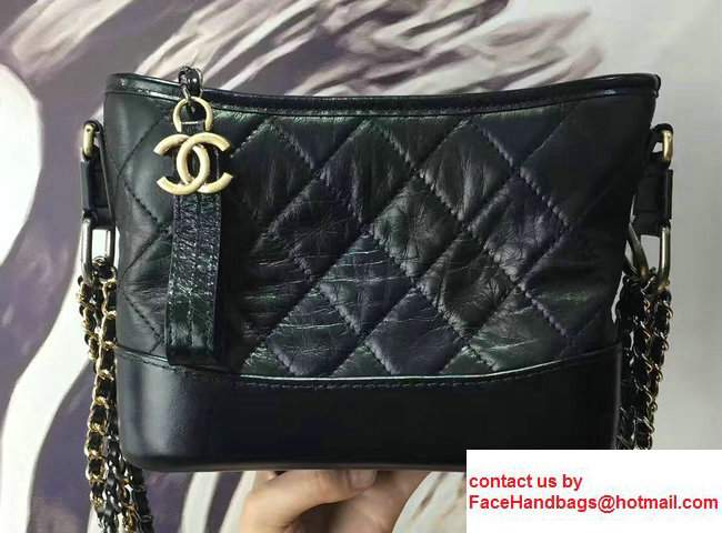 Chanel Gabrielle Small Hobo Bag A91810 Black 2017