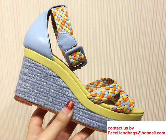 Hermes Wedge Heel Hand-Braided Ines Espadrilles Sandals 07 2017 - Click Image to Close