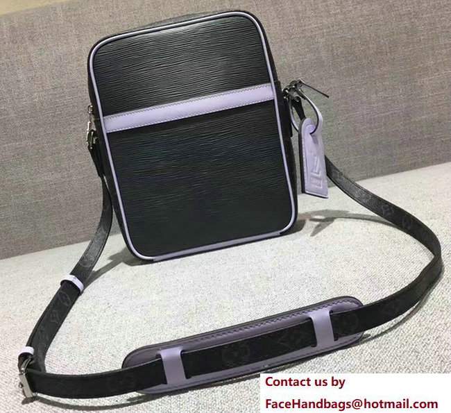 Louis Vuitton Epi Leather Supreme GM Cross Body Men's Shoulder Bag Dark Green/Light Purple