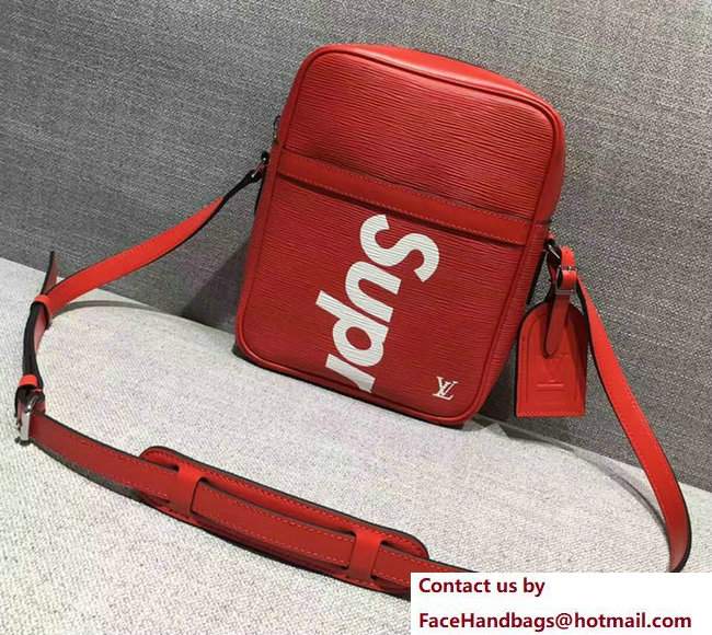 Louis Vuitton Epi Leather Supreme GM Cross Body Men's Shoulder Bag Red