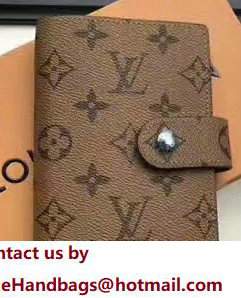 Louis Vuitton Monogram Reverse Canvas Small Ring Agenda Cover R20240