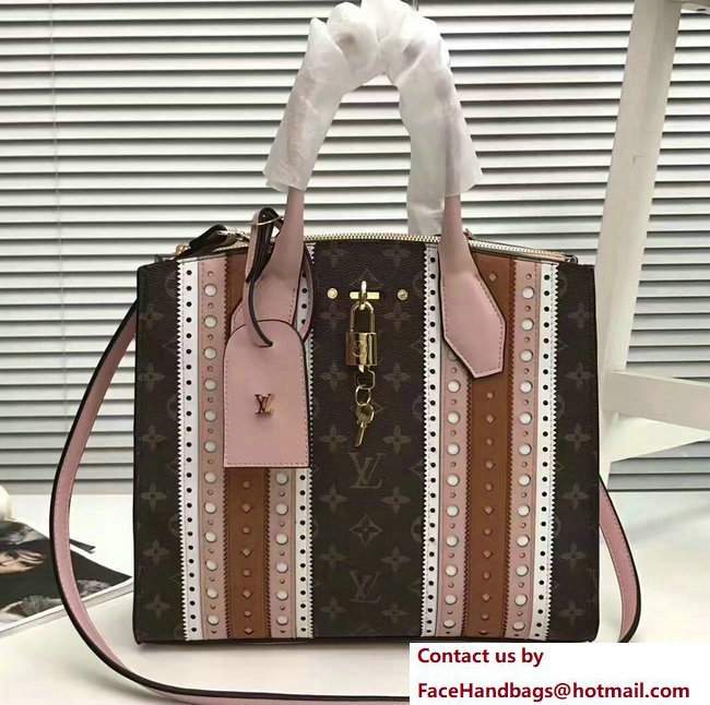 Louis Vuitton City Steamer MM Bag M43493 Pink 2017