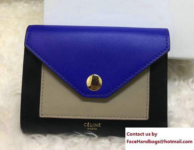 Celine Pocket Trifolded Multifunction Small Wallet 103783 03