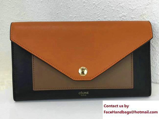 Celine Pocket Trifolded Multifunction Wallet 105853 03